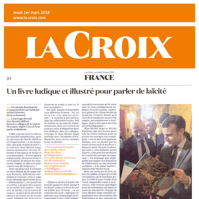 LA CROIX  1 mars 2018