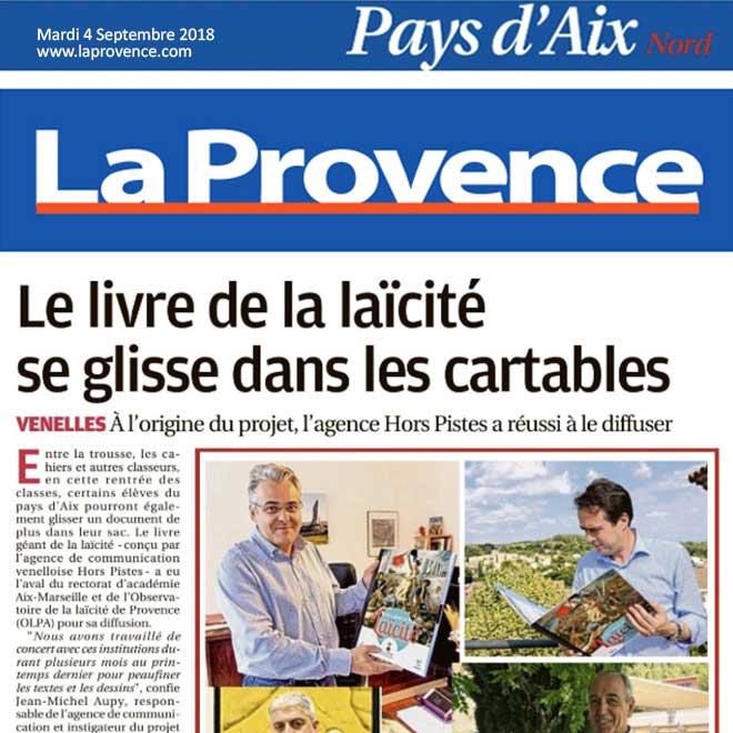 LA PROVENCE 4 septembre 2018