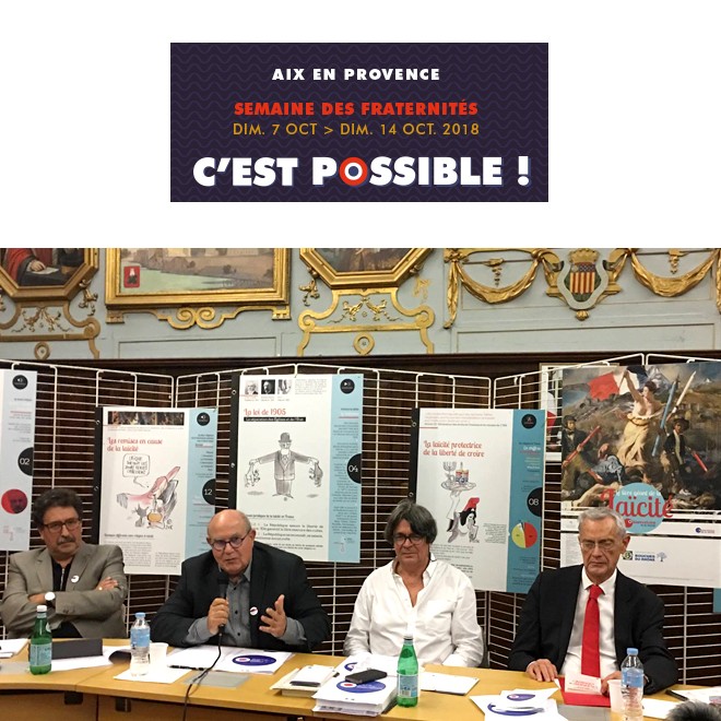 Semaine des Fraternités à Aix-en-Provence – 11 oct.2018