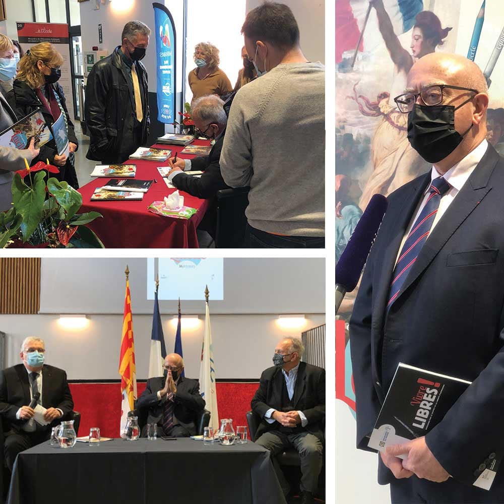 Présentation de l’exposition itinérante et des livres à Miramas